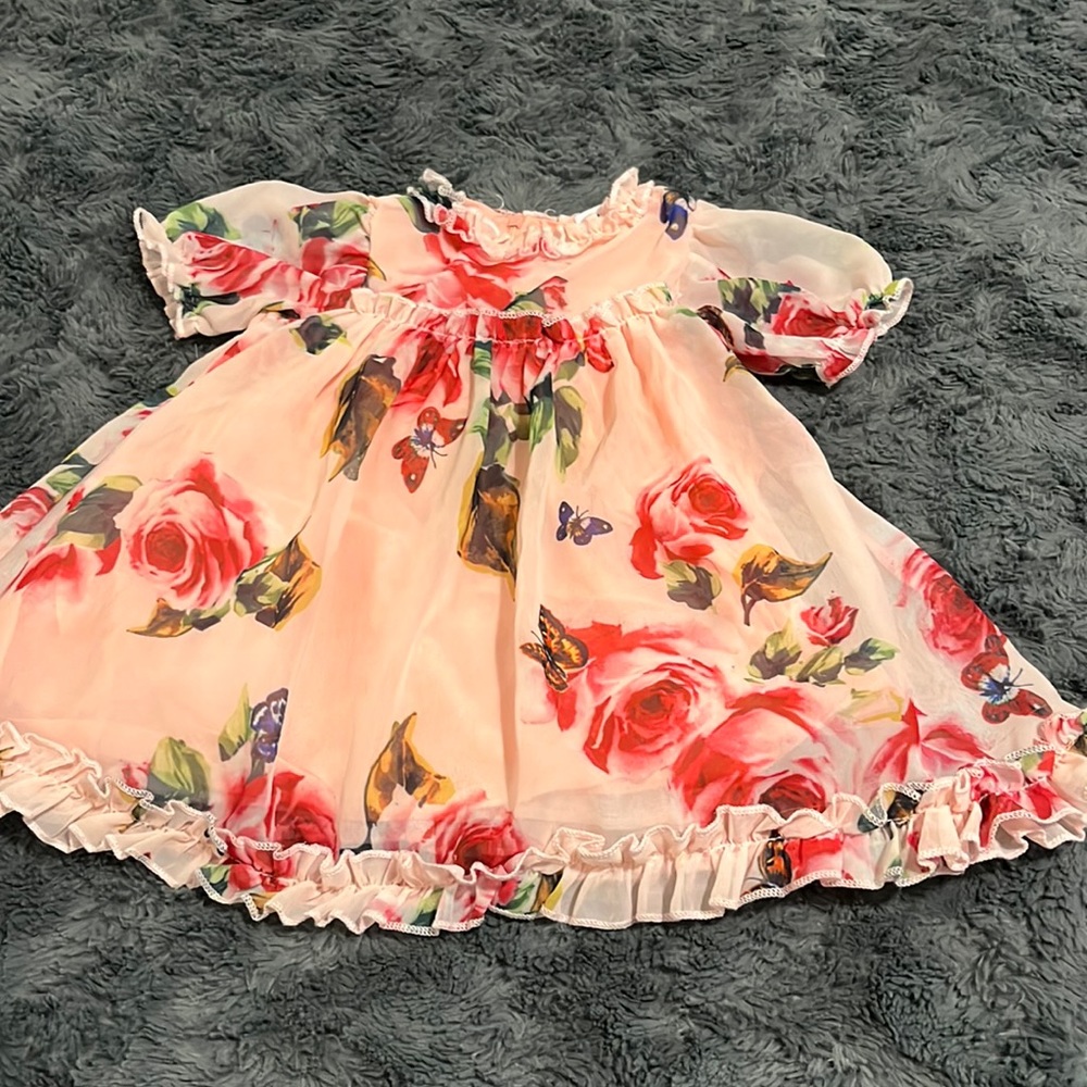 12-18 Months Pink Floral Dress